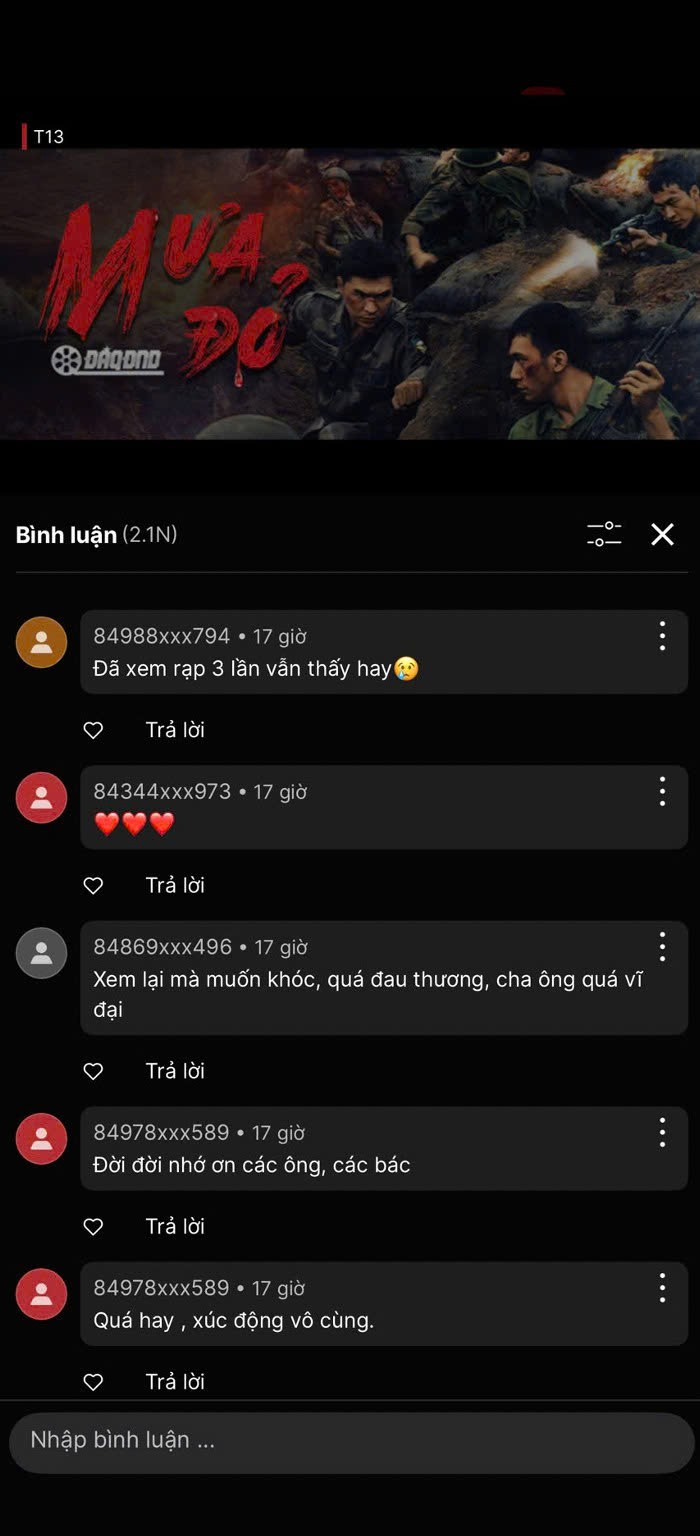 “Mưa đỏ” cán mốc 1 triệu lượt xem sau 24 giờ phát miễn phí trên TV360 ảnh 1