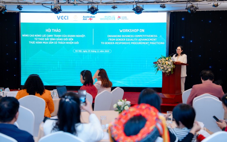 Từ thúc đẩy bình đẳng giới đến thực hành mua sắm có trách nhiệm giới ảnh 1