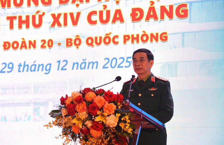 Đại tướng Phan Văn Giang dự Lễ khởi công dự án Trung tâm y tế Bảo Lạc, tỉnh Cao Bằng ảnh 1