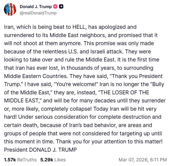 Ông Trump đưa ra cảnh báo mới nhất với Iran ảnh 1