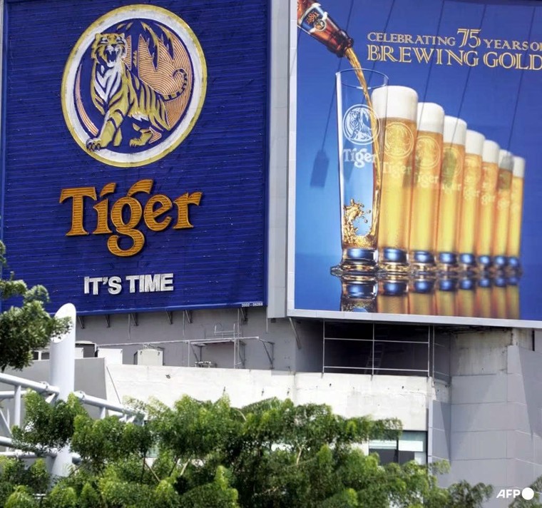 Bia Tiger ngưng sản xuất tại Singapore ảnh 1