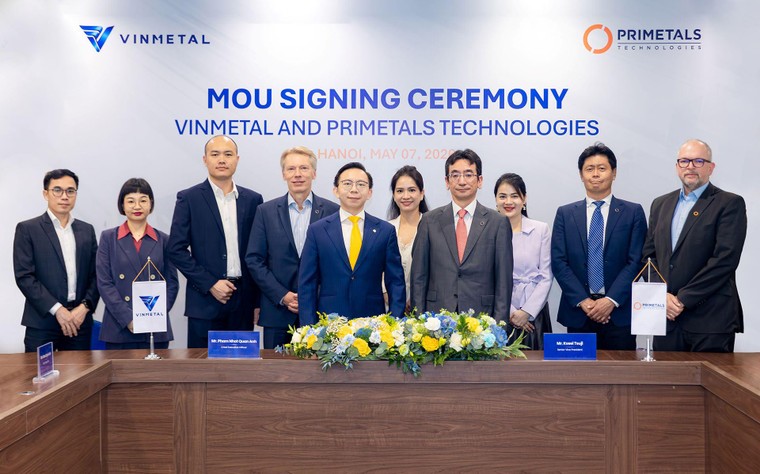 VinMetal hợp tác với Primetals phát triển công nghệ sản xuất thép tiên tiến hàng đầu thế giới ảnh 1