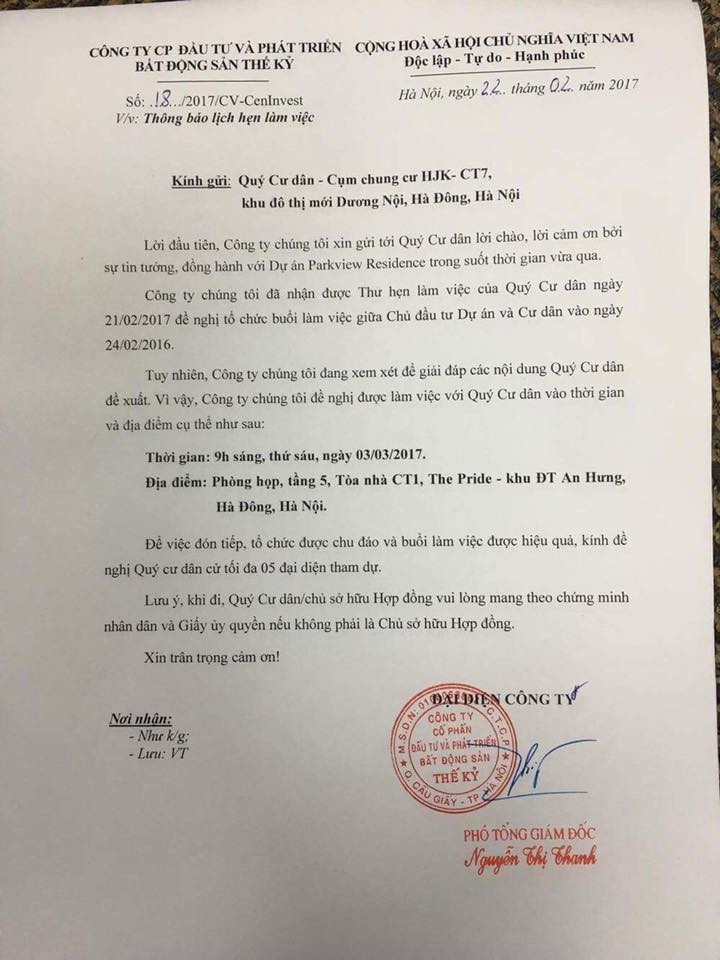 Bức xúc vì chủ đầu tư 'ăn bớt' diện tích căn hộ, khách hàng 'đại náo' Cen Invest ảnh 3