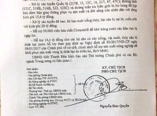 Báo cáo Thủ tướng, Thanh Hóa ước tính thiệt hại 980 tỉ đồng do bão ảnh 2