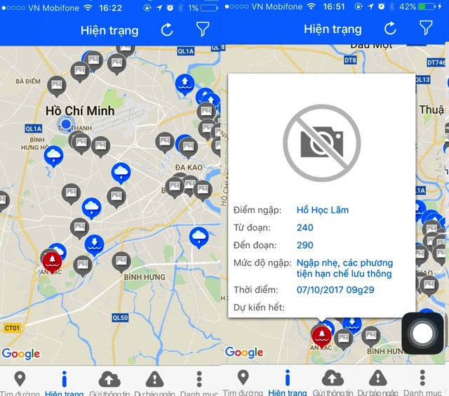 TPHCM: Người dân “né” ngập bằng smartphone ảnh 1