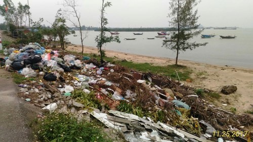 Nghệ An: Rác thải phủ ngập rừng bần ven đê sông Lam ảnh 3