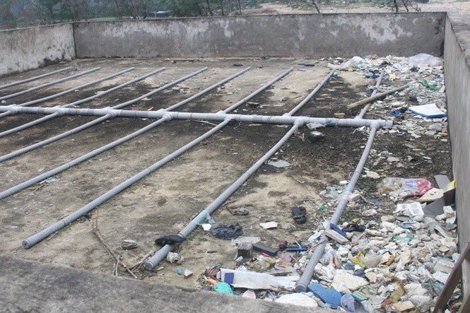 Hoang phế khu xử lý nước thải ở cụm công nghiệp ảnh 1