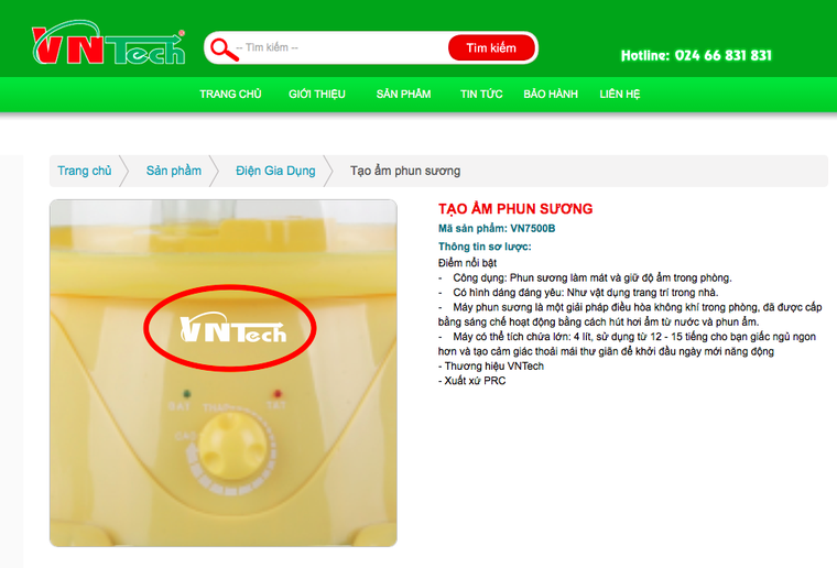 Sự giống nhau tới kỳ lạ giữa sản phẩm của VnTech và hàng Trung Quốc trôi nổi trên thị trường ảnh 1