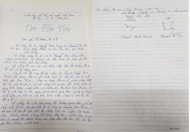 Cháu bé 1 tuổi tử vong ở Kim Thành (Hải Dương): Bộ Y Tế vẫn không trả lời ảnh 1