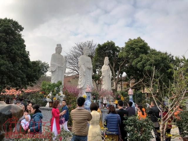 Đầu xuân, đường phố Hà Nội vắng vẻ, đình chùa đông đúc ảnh 9