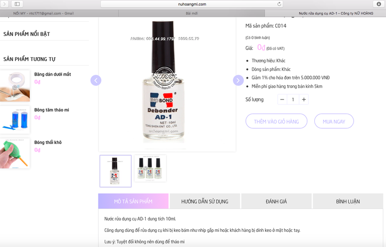 Bóc mẽ công nghệ dùng chất tẩy keo 502 để tháo mi nối có thể gây mù loà ảnh 1