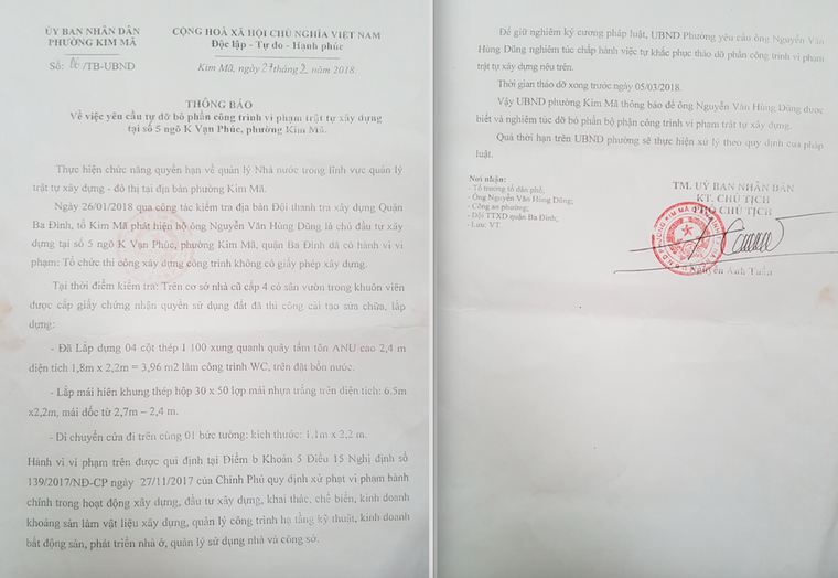 Xây nhà vệ sinh trên đất có 'sổ đỏ' bị Phường yêu cầu phá dỡ? ảnh 2