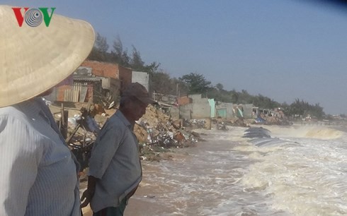 Bình Thuận: Dân lo sợ biển xâm thực làm sập nhà gây chết người ảnh 1