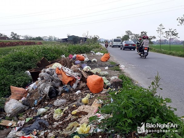 Người dân bị hành hạ bởi rác thải tràn ngập đường 8B ảnh 3