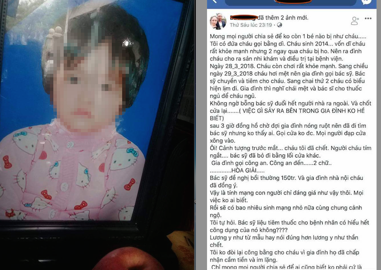 Bệnh viện sản nhi Vĩnh Phúc: Nghi vấn cháu bé 4 tuổi tử vong bất thường? ảnh 1