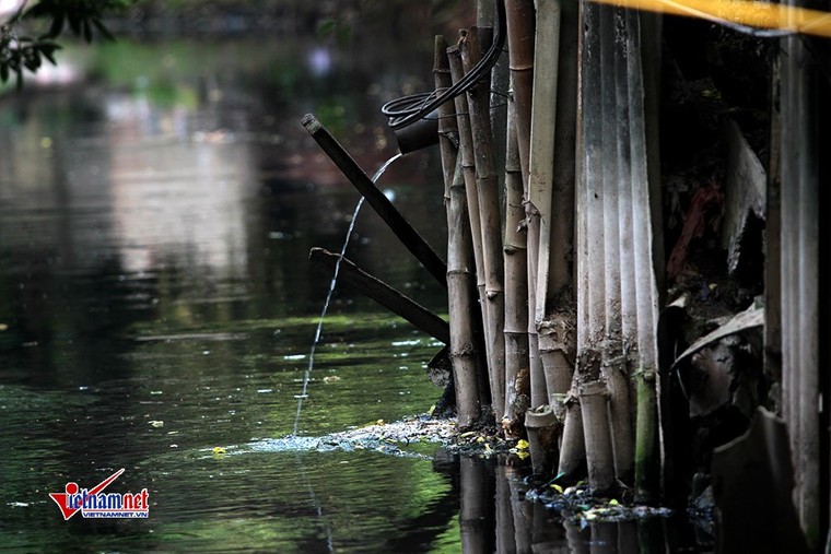 Hà Nội: Nghẹt thở sống cạnh khúc sông đặc quánh nước thải ảnh 6
