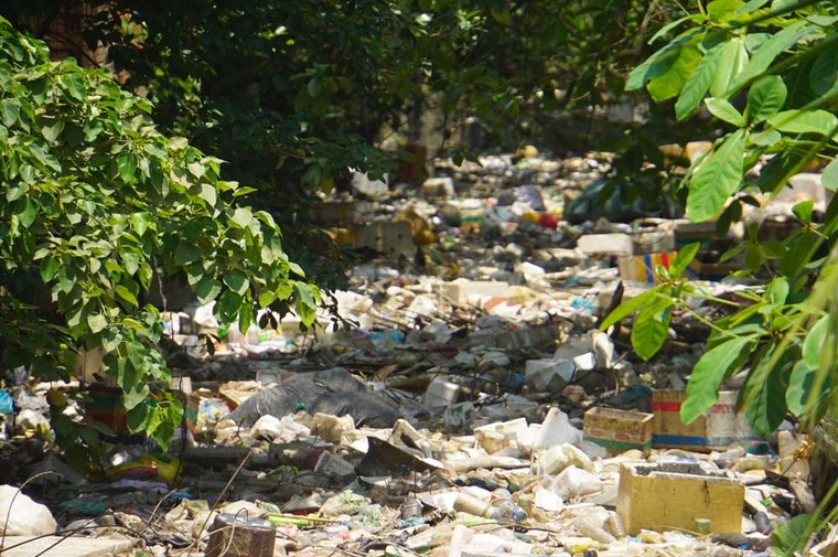 Kênh thoát nước kín rác, sân bay Tân Sơn Nhất có nguy cơ ngập vào mùa mưa ảnh 3