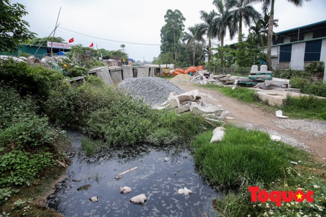 Hà Nội: Kinh hoàng vịt ăn rác, bơi trên nước thải trong công trường xây dựng cầu Đền Lừ, Hoàng Mai ảnh 11