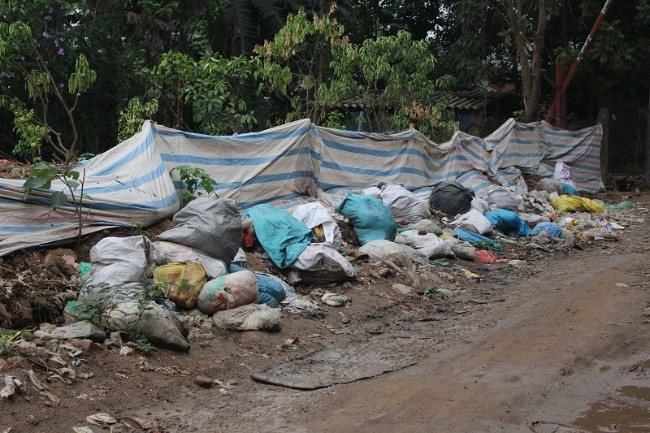 Cầu Thăng Long bị ‘bức tử’ vì rác thải ảnh 3