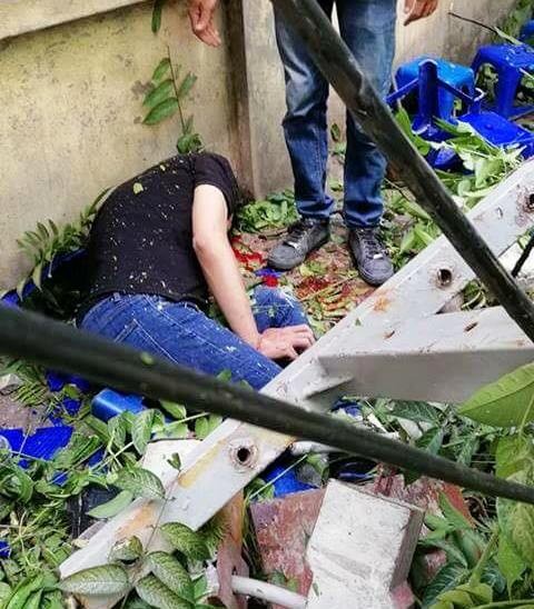 Sốc: Bị thương nặng khi ngồi uống trà đá ở vỉa hè ảnh 1