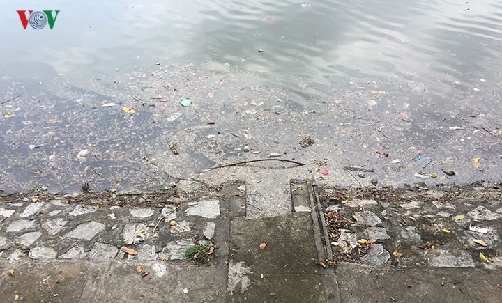 Sau mưa lớn, hồ Công viên Thống Nhất ngập rác thải ảnh 10