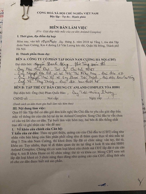 Khách hàng ‘tố’ chủ đầu tư dự án Anland Complex ‘treo đầu dê, bán thịt chó’? ảnh 5