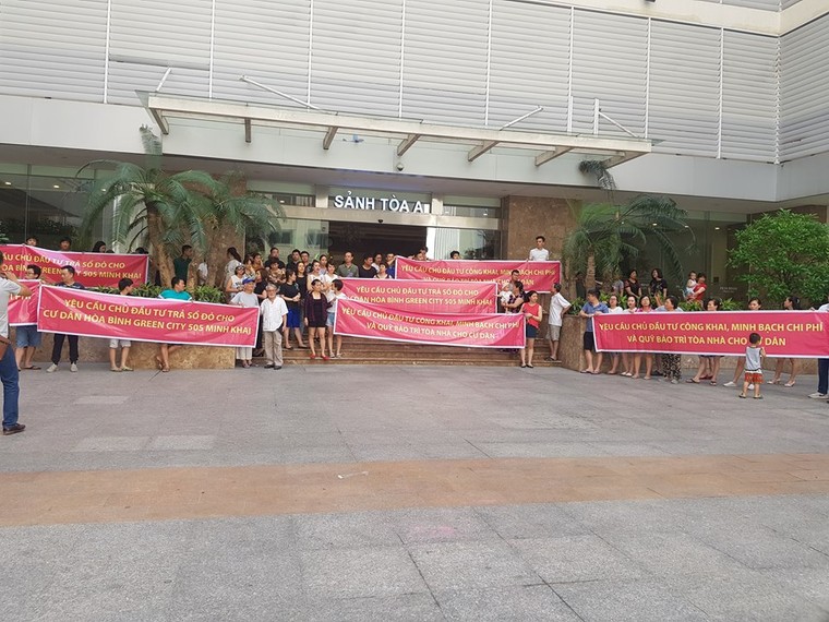 Chủ đầu tư Hoà Bình Green City: đề nghị cư dân cứ căng biểu ngữ, cứ 'biểu tình'! ảnh 2