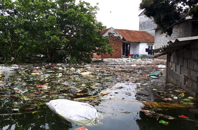 Hà Nội: Kinh hoàng 'biển rác' bủa vây người dân ngoại thành sau lũ ảnh 3