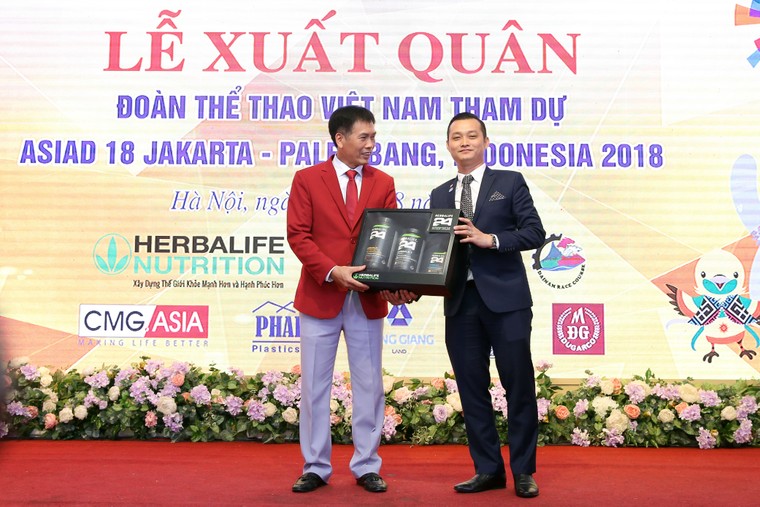 Herbalife và Uỷ ban Olympic Việt Nam tổ chức Lễ xuất quân ASIAD 2018 ảnh 2