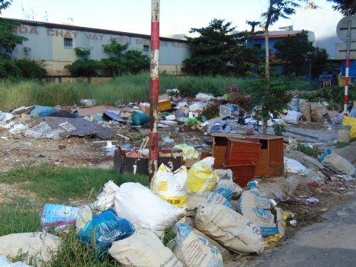 Đà Nẵng: Bãi rác lộ thiên trên đường Đinh Công Trứ, người dân khốn khổ ảnh 1