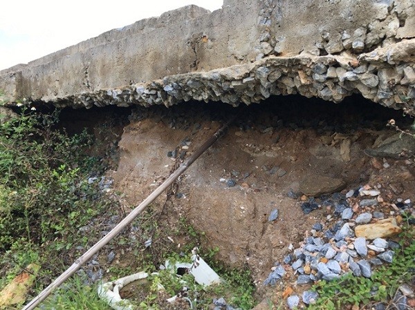 Quảng Bình: Đê Hữu Gianh xuống cấp nghiêm trọng ảnh 2