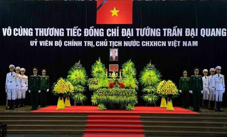 Lãnh đạo Đảng, Nhà nước viếng Chủ tịch nước Trần Đại Quang ảnh 1