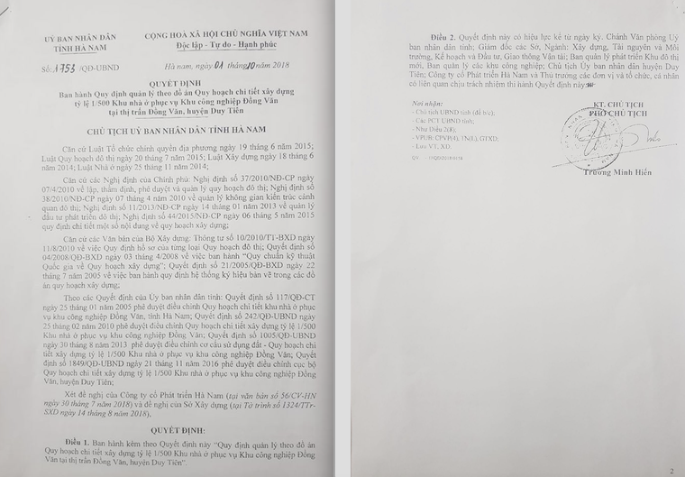 Hà Nam lên tiếng vụ Phó Chủ tịch tỉnh bị 'tố' 'bảo kê' doanh nghiệp ảnh 1