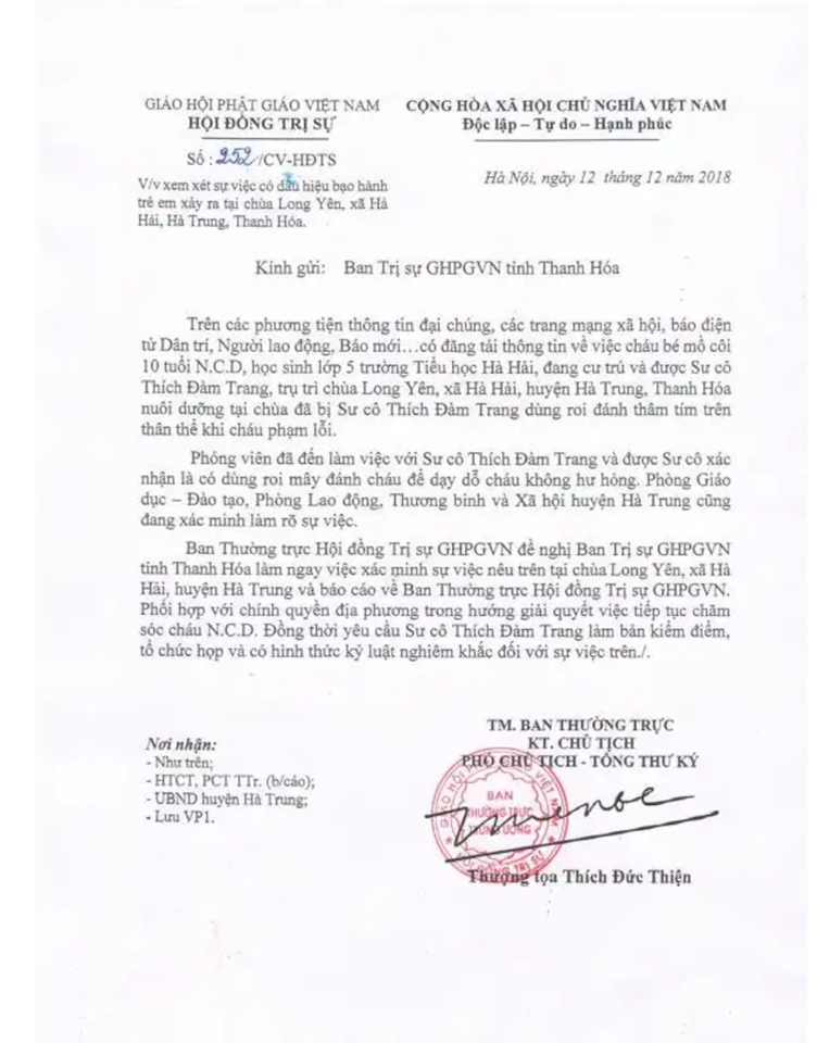 Vụ em bé 10 tuổi bị bạo hành ở Thanh Hoá: Ni cô lên tiếng phân trần ảnh 4