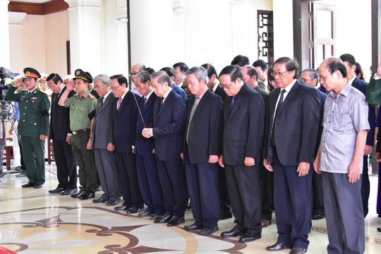 Toàn cảnh lễ viếng nguyên Chủ tịch nước Lê Đức Anh tại quê nhà ảnh 1