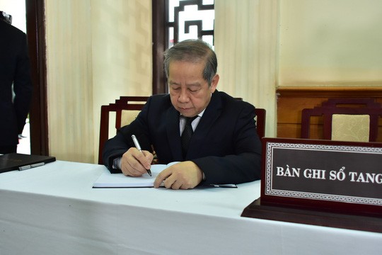 Toàn cảnh lễ viếng nguyên Chủ tịch nước Lê Đức Anh tại quê nhà ảnh 9