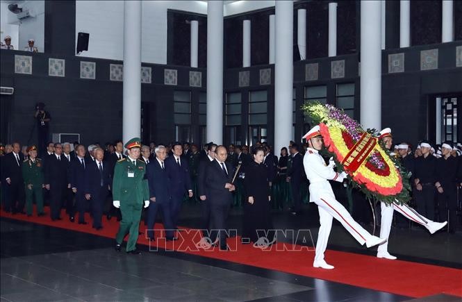 Cử hành trọng thể Lễ Quốc tang nguyên Chủ tịch nước, Đại tướng Lê Đức Anh ảnh 3