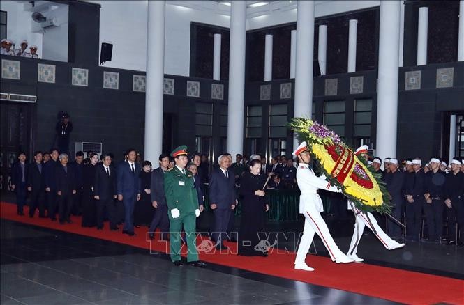 Cử hành trọng thể Lễ Quốc tang nguyên Chủ tịch nước, Đại tướng Lê Đức Anh ảnh 6