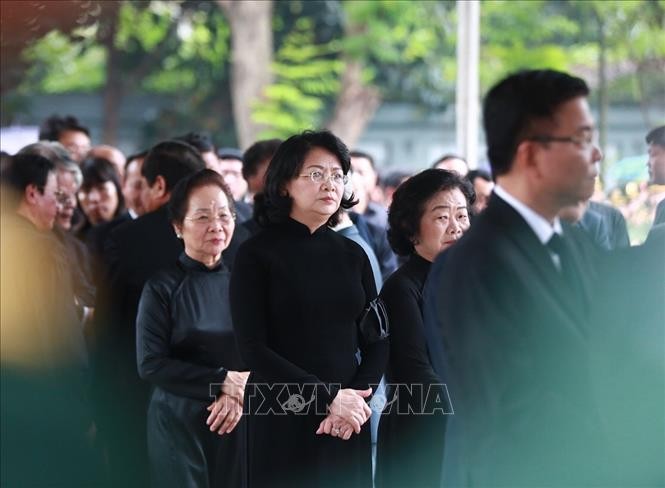 Cử hành trọng thể Lễ Quốc tang nguyên Chủ tịch nước, Đại tướng Lê Đức Anh ảnh 8