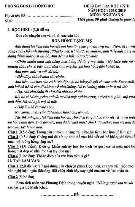 Bức xúc vì đề thi môn văn vào lớp 10 giống hơn 80% đề kiểm tra học kỳ ảnh 2