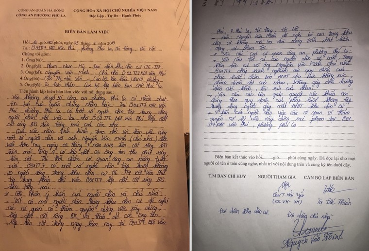 Cư dân KĐT Văn Phú phản đối UBND quận Hà Đông cấp phép dựng trạm BTS giữa khu dân cư ảnh 3