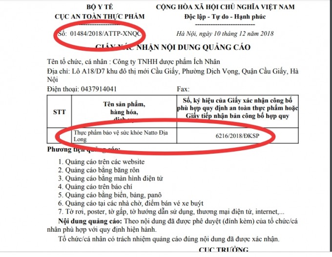 Người bệnh cần tỉnh táo nếu không sẽ rơi vào “ma trận” quảng cáo sản phẩm Hạ Áp Ích Nhân ảnh 5