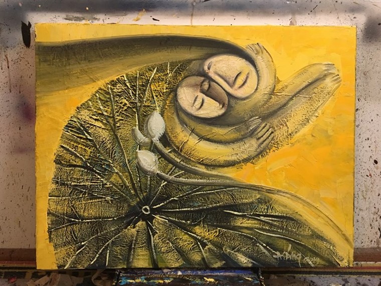 Hoạ sĩ Hoàng A Sáng: Được vẽ mỗi ngày là một ân huệ, sự may mắn của cuộc sống ban tặng ảnh 8