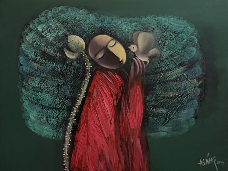 Hoạ sĩ Hoàng A Sáng: Được vẽ mỗi ngày là một ân huệ, sự may mắn của cuộc sống ban tặng ảnh 9