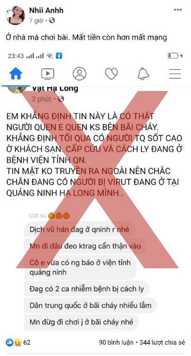 Nhiễu loạn thông tin thất thiệt về dịch viêm đường hô hấp cấp do virus corona ảnh 1
