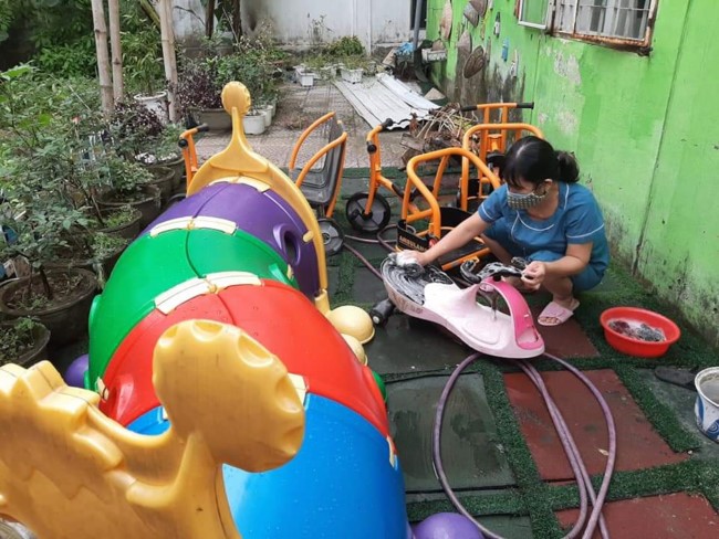 Trường học hối hả khử khuẩn, lên phương án an toàn đón học sinh trở lại ảnh 2