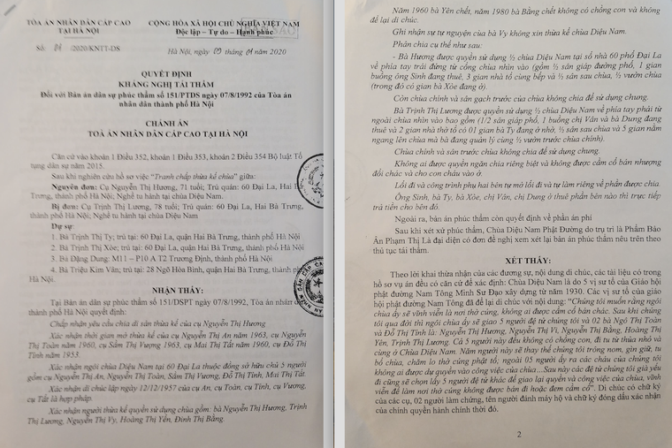 Quận Hai Bà Trưng: Nhiều bất cập trong việc bồi thường giải phóng mặt bằng tại chùa Diệu Nam ảnh 2