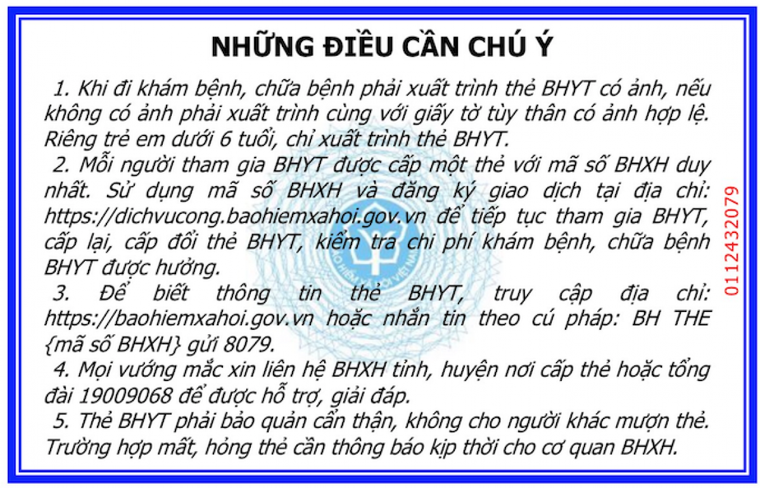 Mẫu thẻ BHYT mới, sử dụng trên toàn quốc từ ngày 01/4/2021 ảnh 1
