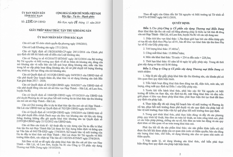 Bắc Kạn: Cần vào cuộc xử lý việc khai thác tài nguyên vượt phép ảnh 2