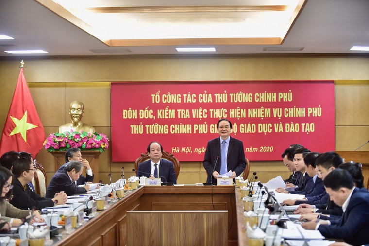 Tổ công tác của Thủ tướng kiểm tra, đôn đốc Bộ GD&ĐT ảnh 1